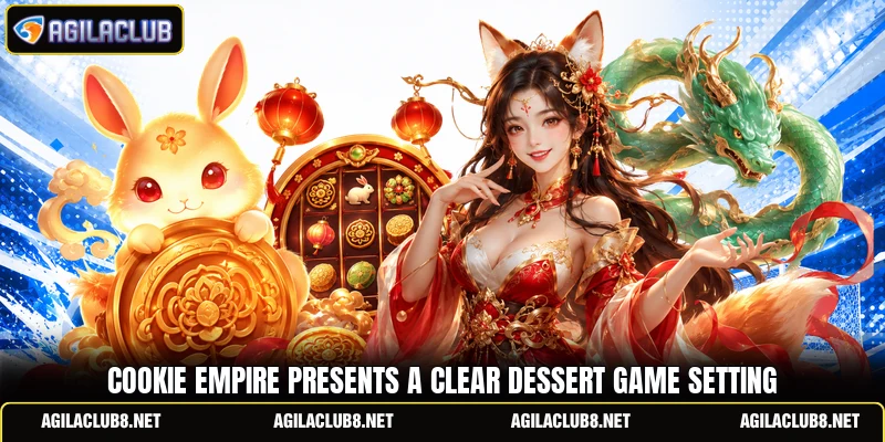 Cookie Empire presents a clear dessert game setting