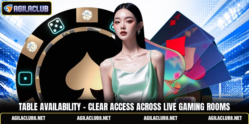 Table Availability - Clear Access Across Live Gaming Rooms