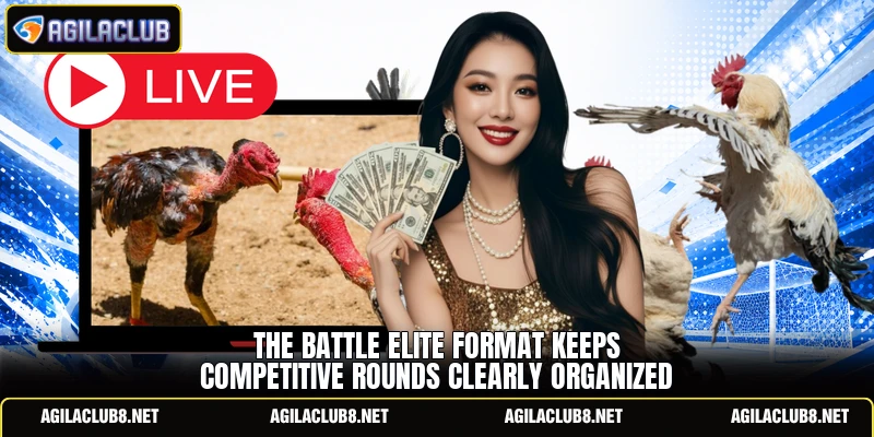The battle elite format keeps competitive rounds clearly organized